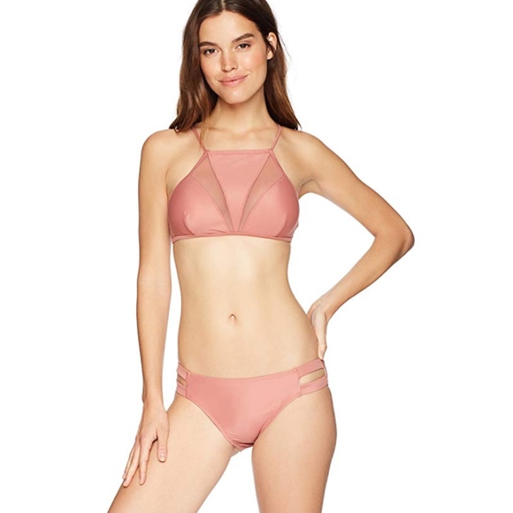 Blush Double Strap Hipster Bikini Bottom Sz XL NWT - Picture 3 of 4